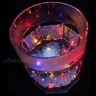 1PCS Christmas Party LED Light Cup Plastic Drink Mug Activated Light 