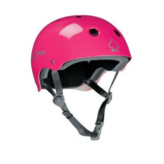    Tec Classic Skateboard/Bike Protective Helmet Punk Pink X M L XL XXL