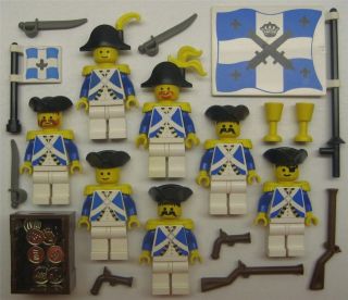 LEGO SOLDIERS LOT MINIFIGS british armadas imperials pirates soldier 
