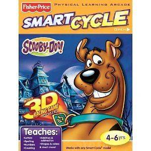 Fisher Price Smart Cycle 3D Racer Scooby Doo Game NEW