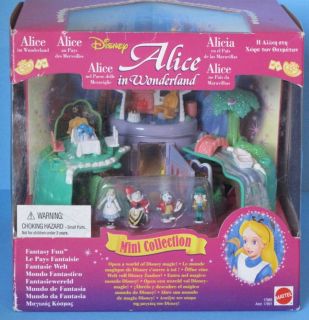 Vintage Polly Pocket Disney Alice in Wonderland Playset NEW in BOX 