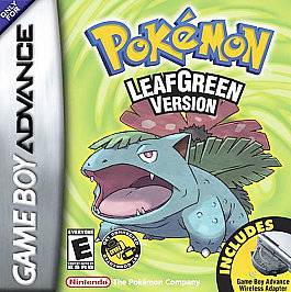 Pokemon LeafGreen Version (Nintendo Game Boy Advance, 2004)