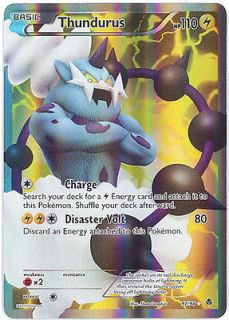 Pokemon Card   Emerging Powers 97/98   THUNDURUS (holo foil)   NM 