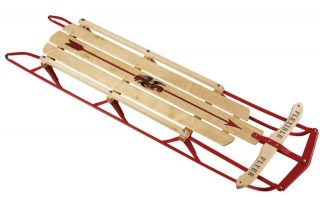   Flexible Flyer 1060 Classic 60 Wooden Snow Sleds with Steel Runners