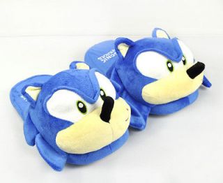 Sonic The Hedgehog Knuckles 11 Adult Soft Plush Slippers House Shoes 