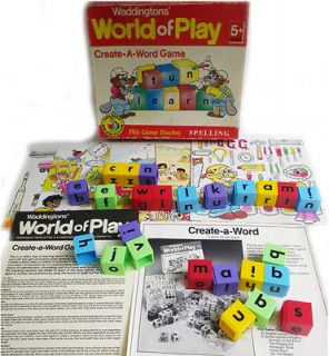   World of Play CREATE A WORD building identification GAME from CANADA