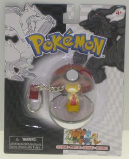   PACKAGE Pokemon B&W SCRAGGY Series 25 Key Chain Poke Ball Figure TOY