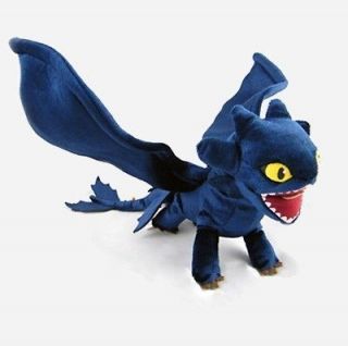   Your Dragon Action Figure Toothless Night Fury Plush Soft Blue Toy