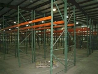 Used Teardrop Pallet Rack Shelving Racking Sections scaffolding