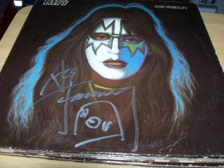 ACE FREHLEY signed KISS album gene simmons paul stanley peter criss