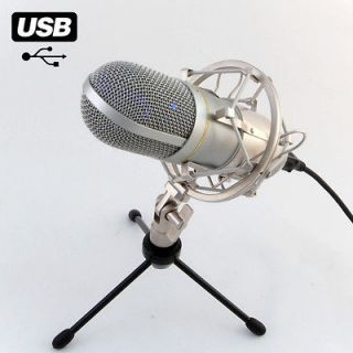 MCU 01 USB Studio condenser microphone HIPHOP RAP Podcast Win XP,VISTA 