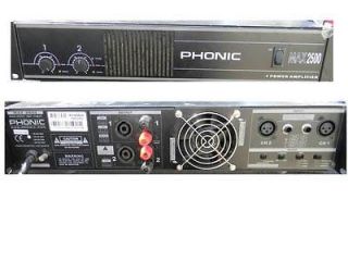 Phonic MAX2500 1500 Watt Power Amplifier in Working Condition