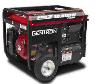 Gentron Portable Gas Generator w/ Electric Start 10000 Watts GG10020 