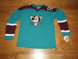   Boys Anaheim Mighty Ducks Youth Jersey Size XL 18 X Large Shirt Girls