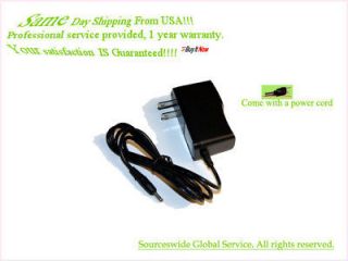   For AMW M520W M520B Portable DVD Player Power Cord Charger Mains