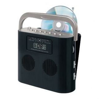 Jensen CD 470BK Portable Stereo Compact Disc Player with AM/FM Radio