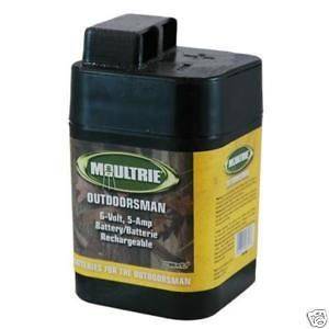 MFH SRB6  Six Moultrie 6 Volt Batteries For Deer Feeders & Hog 