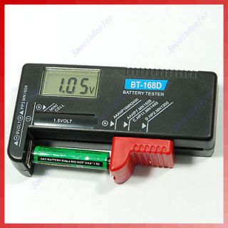 Digital LCD AAA AA PP3 6F22 Alkaline 9V Battery Tester