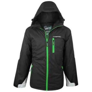   GREEN CAMPRI HOODED LIGHT WEIGHT,WATER PROOF SKI JACKET SIZE XLARGE