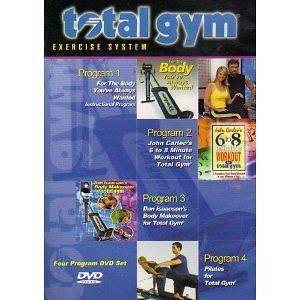   NEW Total Gym Exercise System 4 Programs DVD Set W/ 