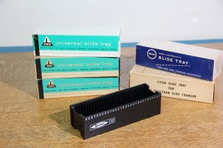 Vintage Slide Tray   Universal In Box   Holds 30 Slides TDC type