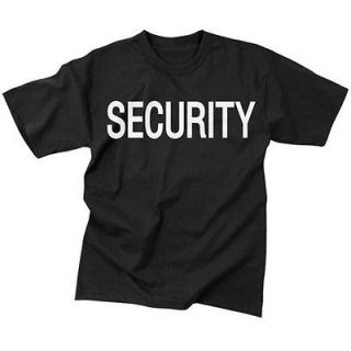   SECURITY Bouncer Double Sided LARGE Print T Shirt 