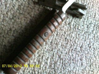   1906 1890 wood pump arm w/ action bar exc 22 cal rifle gun part 22
