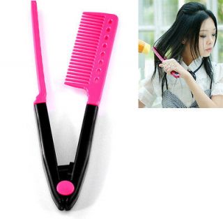 1PC Hair Straightener V Comb DIY Salon Hairdress 24x3.6cm(9 4/8x1 3/8 