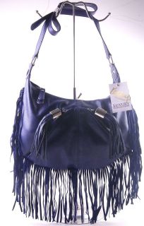 kathy van zeeland blue handbag in Handbags & Purses
