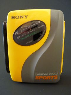   SONY SPORTS WM SXF30 Walkman Radio Cassette Player TESTED  See Photos