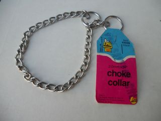 NEW 2.0MM x 14 CHOKE CHAIN DOG COLLARS GREAT FOR TRAINING / SHOW, LOW 