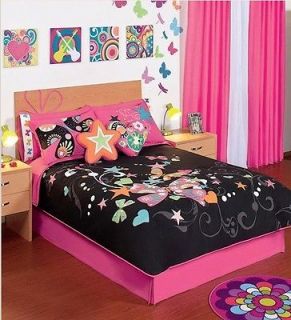   Teen Girl 4 PC Twin and 6 PC Full/Queen Size Reversible Comforter Set