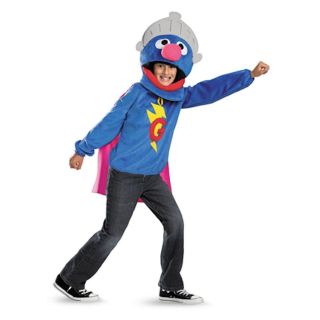   TV Show Sesame Street Super Grover Superhero Hero Puppet Pal Costume