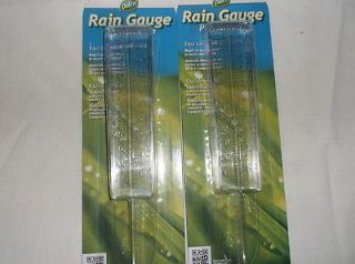 Lot of 2 Dalen Rain Gauge 1 1/3in X 9 3/4 in 1 in * 2 Gauges