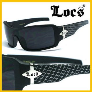 Locs Men 1 Piece lenses Sunglasses   Matte Black   LC50