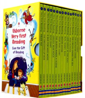 Read At Home Usborne Very First Reading 16 Books Collection Set Gift 
