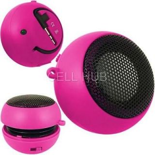 PiNK RECHARGEABLE MiNi PORTABLE SPEAKER FOR Huawei U8650 Sonic