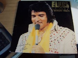   RARE RECORD ALBUM A CANADIAN TRIBUTE MINT YELLOW RECORD SIGNED