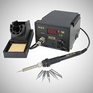 NEW 937D SMD Solder Soldering Iron Station Welding LED Display w 