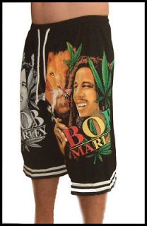 Bob Marley Rasta Reggae Lion New Black T Shirt Shorts