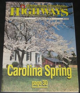 Highways RV Magazine  Good Sam Club  March 1992 Carolina Spring