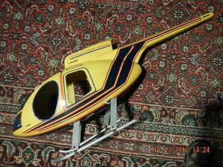   shuttle RC Helicopter shell Hughes yellow red black blue fuselage