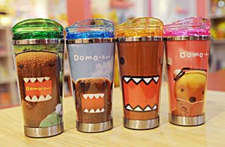 Domo Kun Portable Tumbler Mug Coffee Cup Japanese