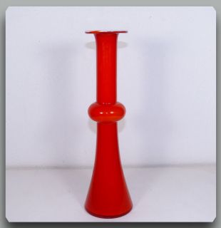 HOLMEGAARD   Christer Holmgren red Vase from the Carnaby series  60 