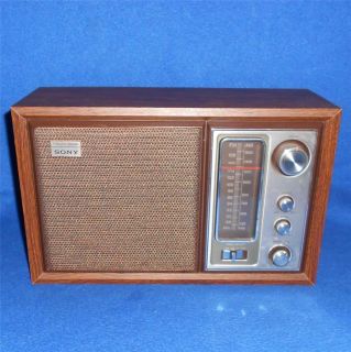 VINTAGE SONY FIDELITY SOUND FM AM RADIO ICF 9650W GREAT WORKING 