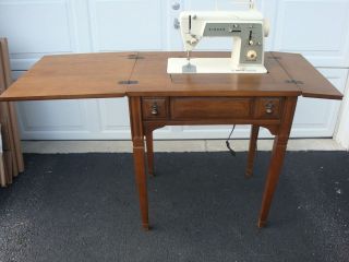 1969 Singer Touch and Sew Model 648 Zig Zag Sewing Machine & Sewing 