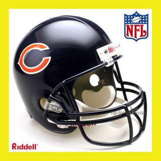 CHICAGO BEARS NFL DELUXE REPLICA FULL SIZE FOOTBALL HELMET by RIDDELL