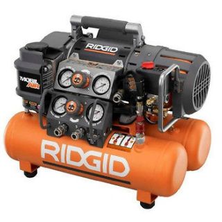 Ridgid 5 Gallon Oil Free Portable Tri Stack Air Compressor ZROF50150TS