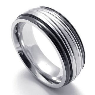 mens stainless steel rings in Mens Jewelry