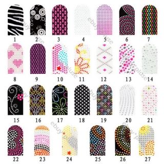 New 16pc 3D Bling Rhinestone Nail Art Foils Decal Stickers Tips Wraps 